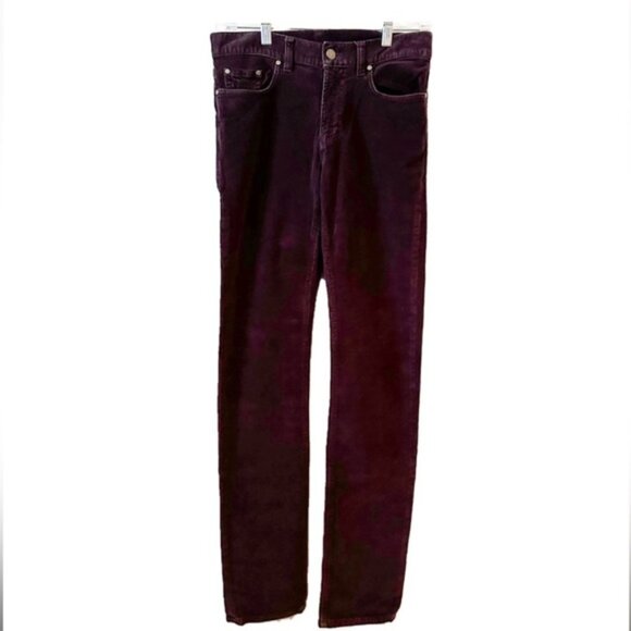 VERSACE COLLECTION gorgeous burgundybrown cords with Medusa size 294 - Picture 4 of 6